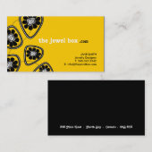 Retro Flowers Visitekaartjes (Voorkant / Achterkant)