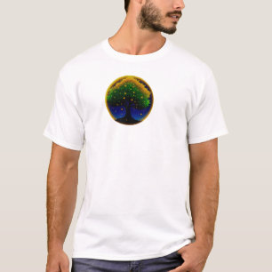Retro Fluister Zonnewiel – Hand-getextureerde Bota T-shirt