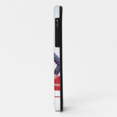 Retro Fly Girl op persoonlijke titel Case-Mate iPhone Case (Achterkant/links)