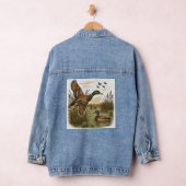 Retro-Flying-Mallard-Duck-Hunting, Denim Jacket (Hangar)