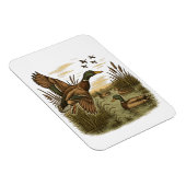 Retro-Flying-Mallard-Duck-Hunting, Magneet (Rechterzijde)