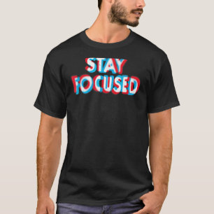 Retro focus op mannen Kind blijf T-shirt