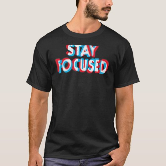 Retro focus op mannen Kind blijf T-shirt (Voorkant)