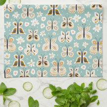 Retro Folk Art Butterflies