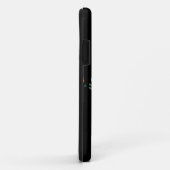  Retro-folkbloemen Case-Mate iPhone Case (Achterkant/rechts)