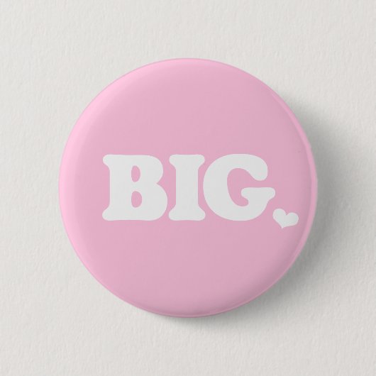 Retro Font Big Little Sorority Button (Voorkant)
