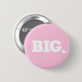 Retro Font Big Little Sorority Button (Voorkant /achterkant)