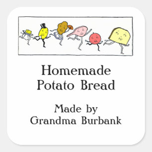 Retro Foods Custom Bakken of Inblikken Sticker