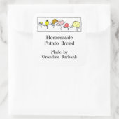 Retro Foods Custom Bakken of Inblikken Sticker (Tas)