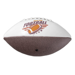 Retro Football Design met Grunge Effect