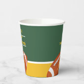 Retro Football eerste jaar down dank u Papieren Bekers (Links)