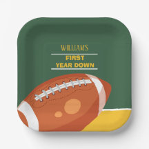 Retro Football Eerste Jaar Down Verjaardag