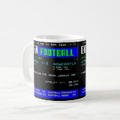 Retro Football Final Mok – Ceefax Design (Voorkant links)