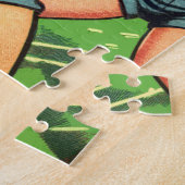 Retro Football Girls Comics Legpuzzel (Zijkant)
