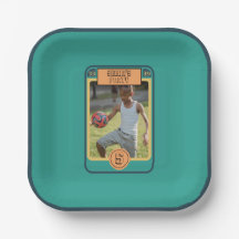 Retro Football Kaart geïnspireerd Boy Party