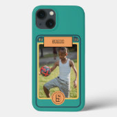 Retro Football Kaart geïnspireerd Case-Mate iPhone Case (Achterkant)
