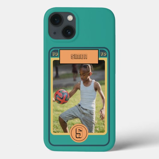Retro Football Kaart geïnspireerd Case-Mate iPhone Case (Achterkant)