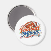 Retro Football Mama Magnet (Voorkant / Achterkant)