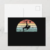 Retro Football Sunset  Football Sunrise Briefkaart (Voorkant / Achterkant)