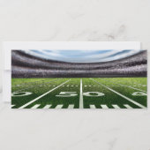 Retro Football Ticket Sport Verjaardagsfeest Kaart (Achterkant)