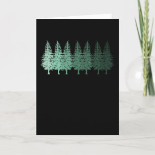 RETRO FOREST HIERBIJ JACHT Lumberjack Hikers Kaart