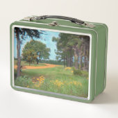 Retro Forest Landschap Lunchbox (Voorkant)