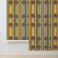 Retro Forest Stripes: moderne boom uit het midden