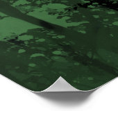 Retro Forest Sunset Poster (Hoek)