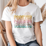 Retro "Forever Chasing Zonsondergangen" T-shirt<br><div class="desc">Retro "Forever Chasing Zonsondergangen" T-shirt</div>