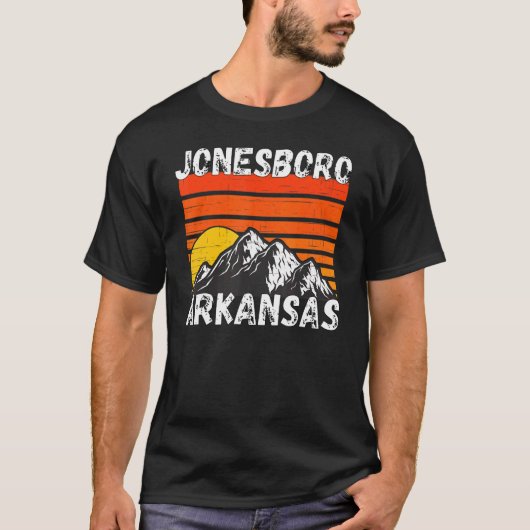 Retro Fort Smith Arkansas Apparel T-shirt (Voorkant)