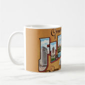 Retro Fort Worth TX Koffiemok (Links)