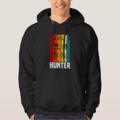Retro Fossil Hunter Apparel Fossil Hunting Hoodie (Voorkant)
