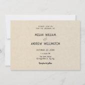 Retro foto bruiloft opslaan van de datum save the date (Achterkant)