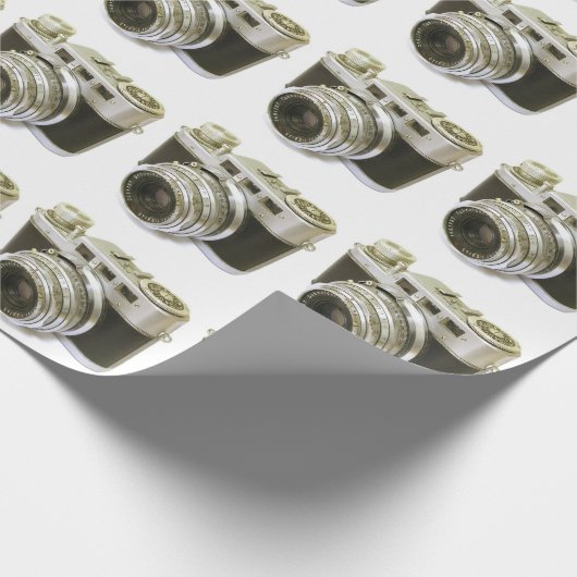 RETRO FOTO CAMERA MOTIF CADEAUPAPIER (Hoek)