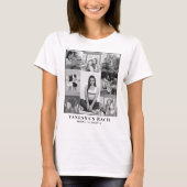 Retro foto collage afbeelding vrijgezellenfeest be t-shirt (Voorkant)