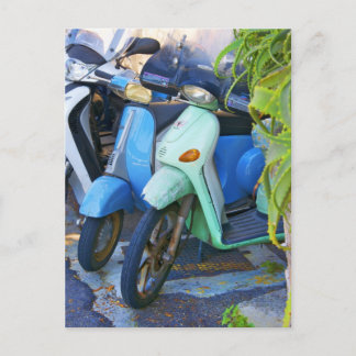 Retro Foto het Italiaans maakte de Autopedden van Briefkaart