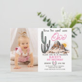 Retro foto Hoe het Westen één 1e verjaardag was Kaart (Staand voorkant)