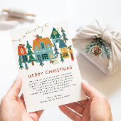 Retro foto kerstkaart