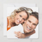 Retro Foto Vakantie Vogelkooi Trouwen Save the Dat Kaart (Achterkant)