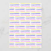 Retro fotocollageframes afstuderen middelbare scho aankondiging (Achterkant)