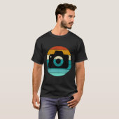 Retro Fotograaf Camera Graphic Foto T-shirt (Voorkant volledig)