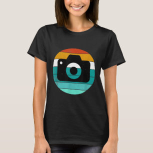  Retro Fotograaf Camera Graphic Foto T-shirt