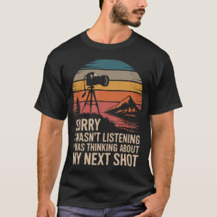 Retro Fotografie Camera Humor Voor Fotograaf T-shirt