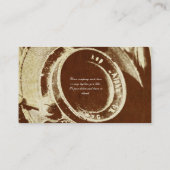 Retro  fotografie visitekaartje (Achterkant)