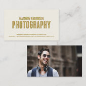 RETRO | FOTOGRAFIE-VISITEKAARTJE VISITEKAARTJE (Voorkant / Achterkant)