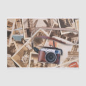  retro foto's en camera tissuepapier (Voorkant)