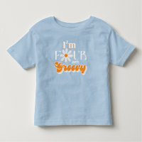 Retro Four Ever Groovy Boys 4e Verjaardag