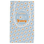 Retro Four Ever Groovy Boys 4e Verjaardag Klein Cadeauzakje (Voorkant)