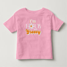 Retro Four Ever Groovy Girls 4de verjaardag