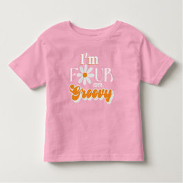 Retro Four Ever Groovy Girls 4e Verjaardag Kinder Shirts